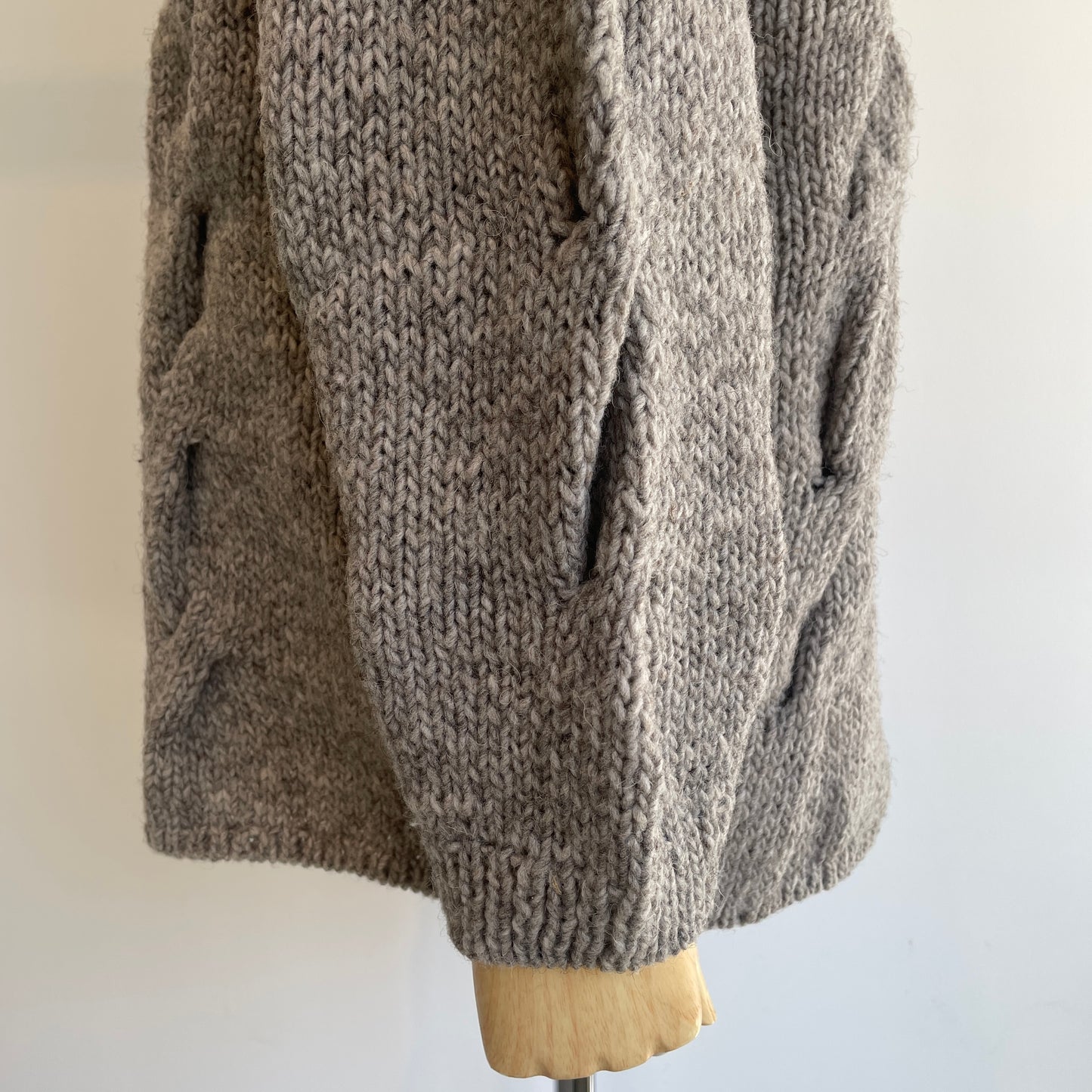 handsofcreation//ローゲージニット手編みBigケーブルP/O 01540724