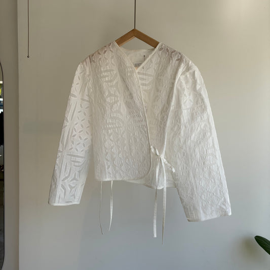 heriter//reverse appliqué jacket  H1-26-3013