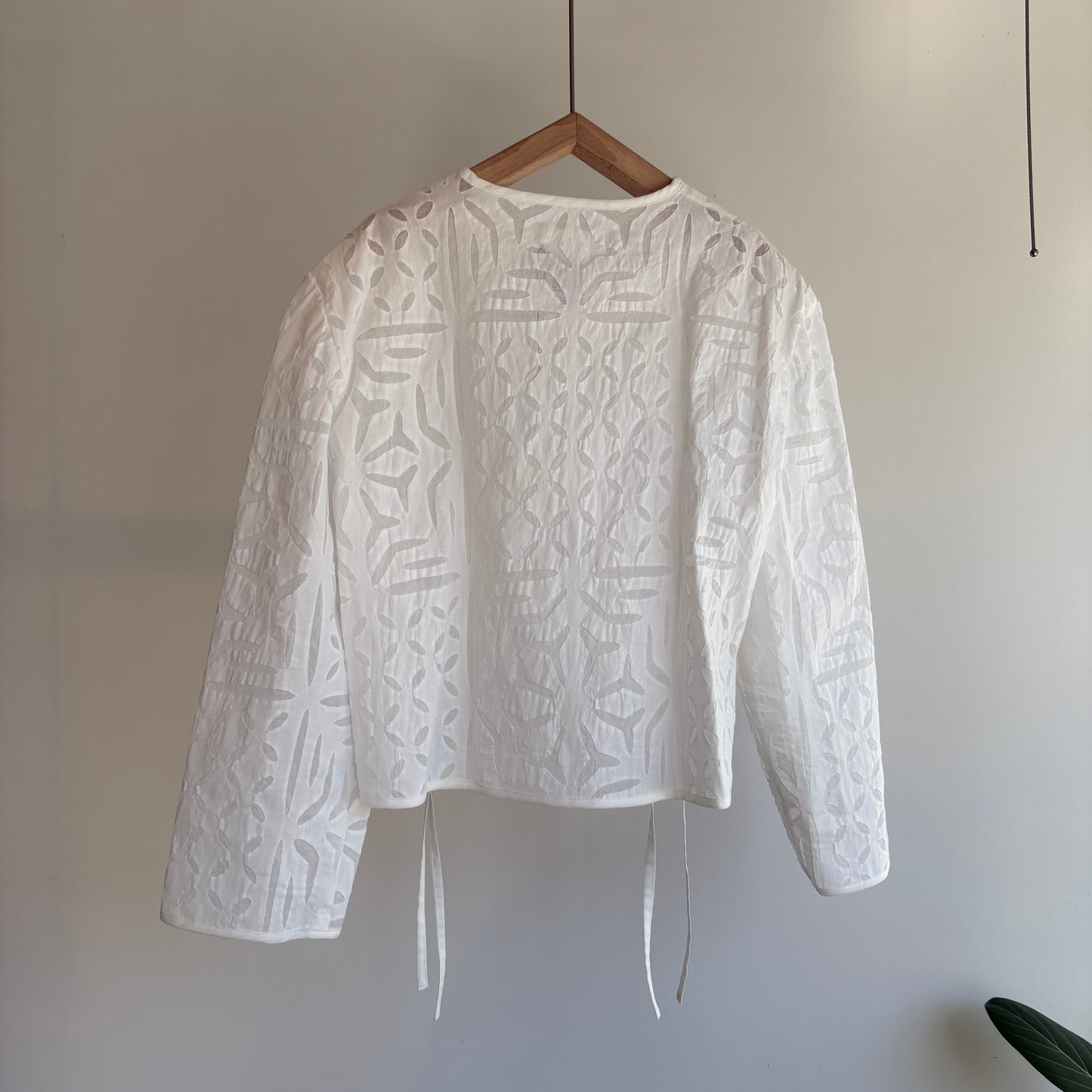 heriter//reverse appliqué jacket  H1-26-3013