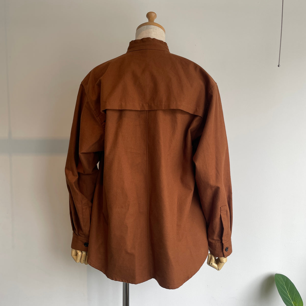buoy buoy//SUEDE TOUCH FLANNELシャツ　2701BL009262