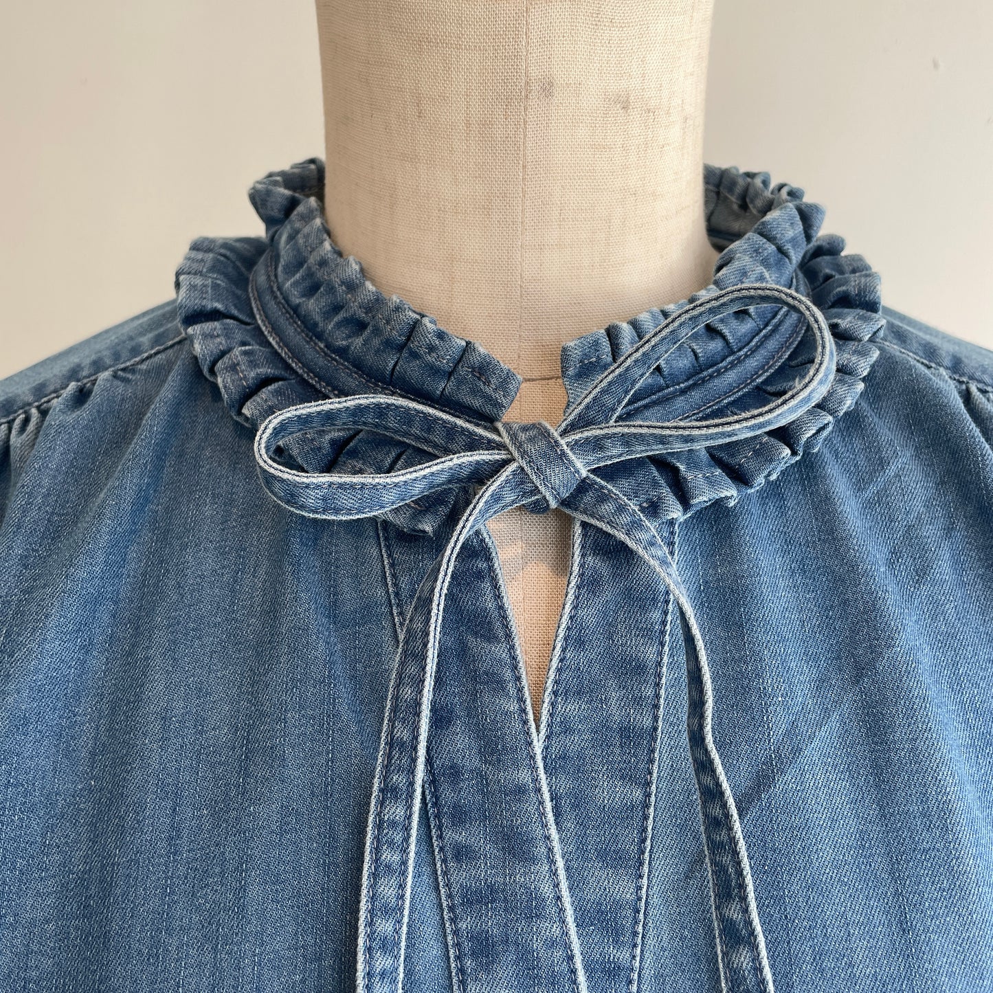 porter des boutons//タックカラーシャツ　P21-1-013