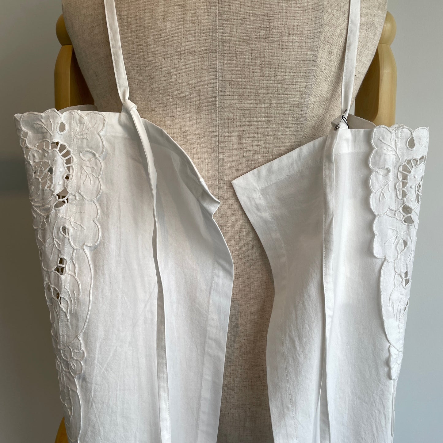 heriter//cutwork parts tablecloth apron dress H0-00-7045