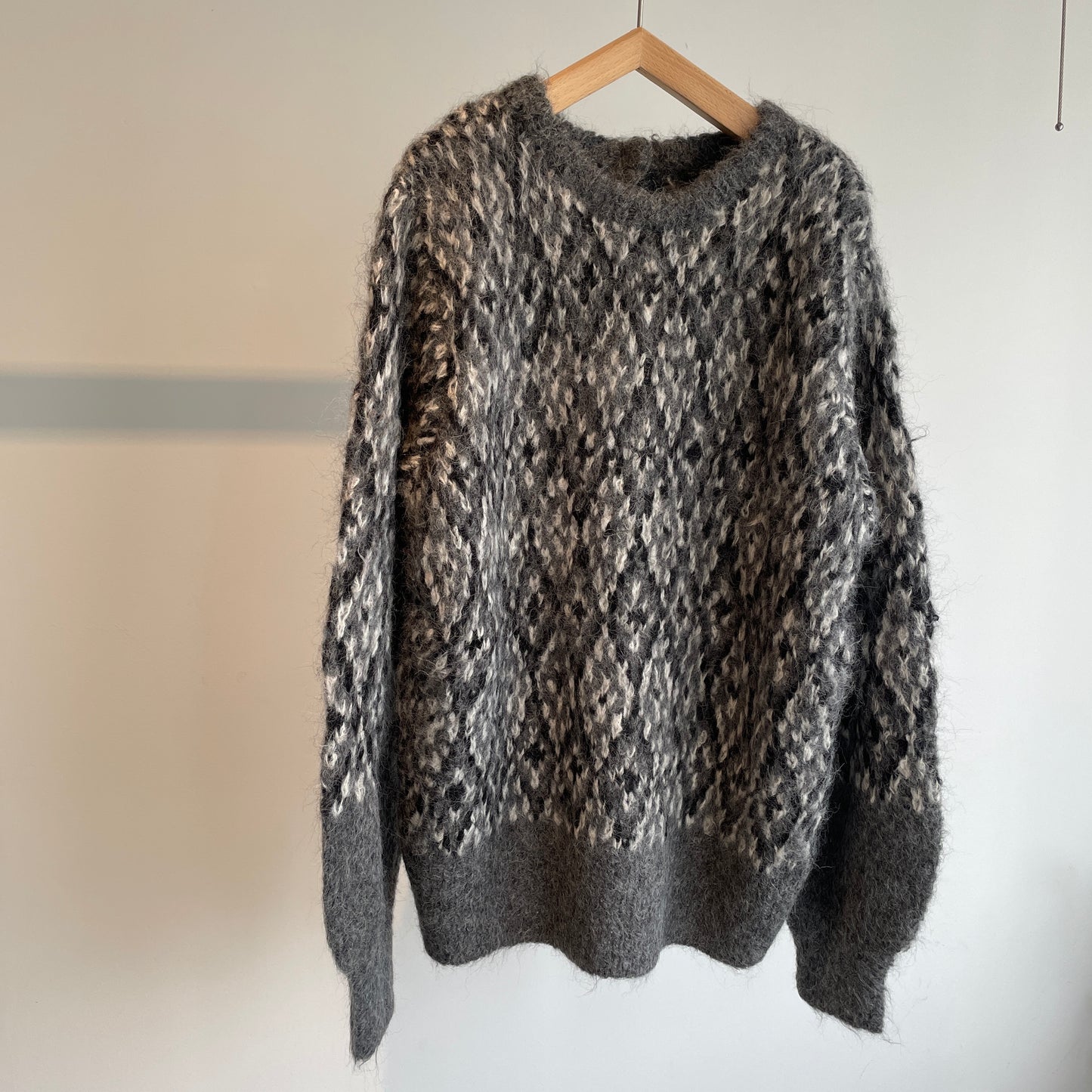 Heriter //surialpaca hand jacquard knit p/o H2-24-1002