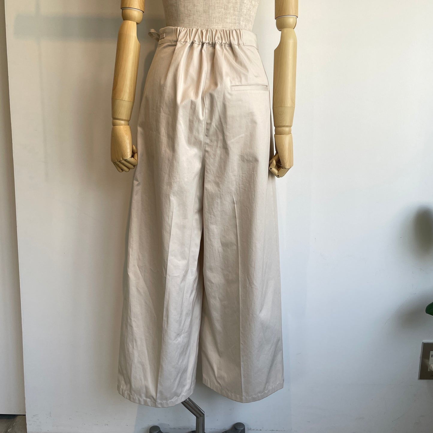 yuni//master seed Cotton chino wrap パンツ　1701PT007262