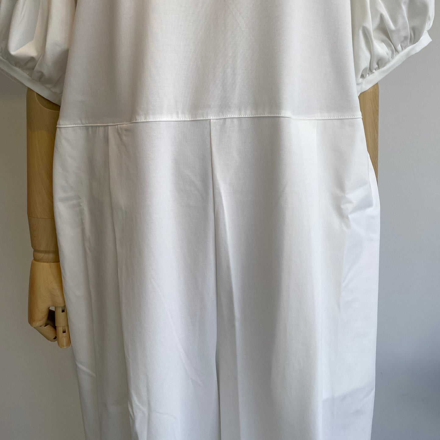 universaltissu//ソルシールドハイゲージ天竺ボリュームスリーブオールインワン　UT261CT013