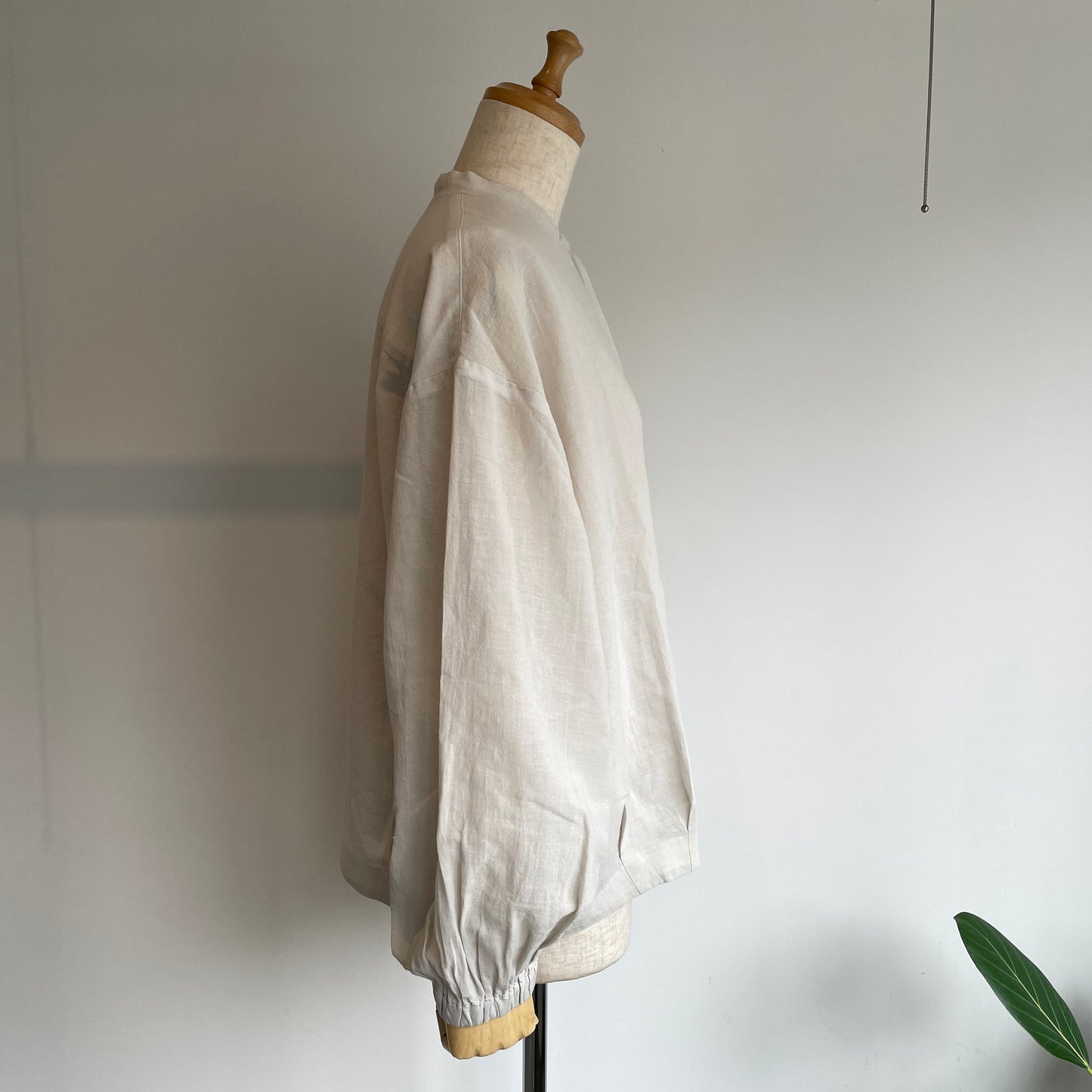 Aさま専用handsofcreation //CV100/2✕ 60/cotton/LinenCloth バンドカラーシアブルゾン　01610403