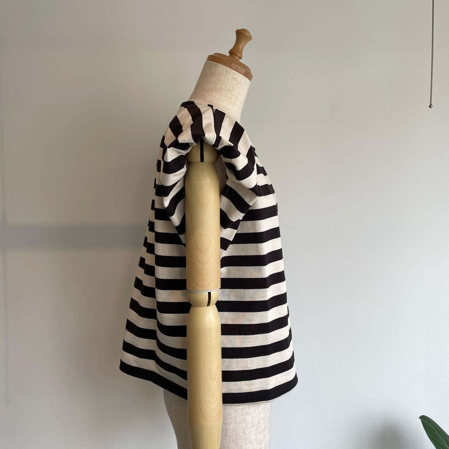 HAVERSACK //度詰天竺ボーダーノースリーブTシャツ　612623