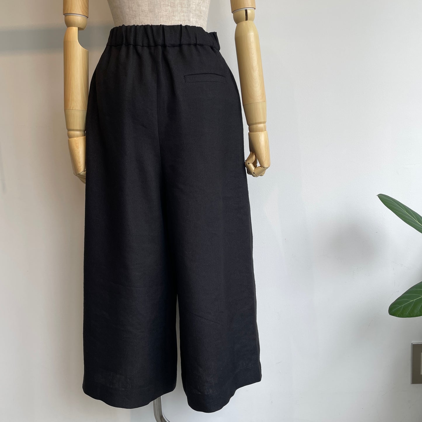 SI HIRAI//グリッターリネンANCLE WIDE PANT  CHSS26-7004