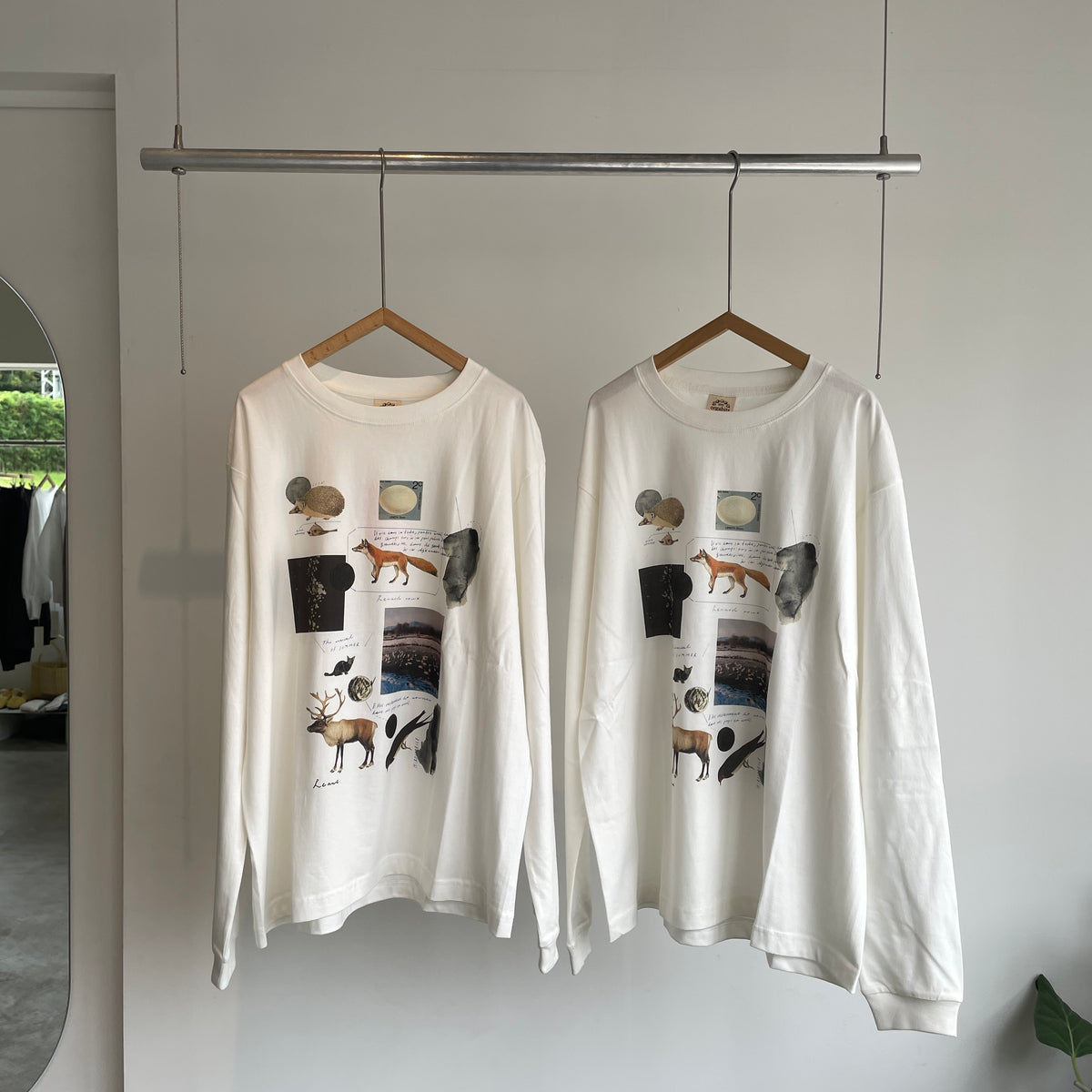 sweetlittlenothing//spring forest ロングスリーブTシャツ