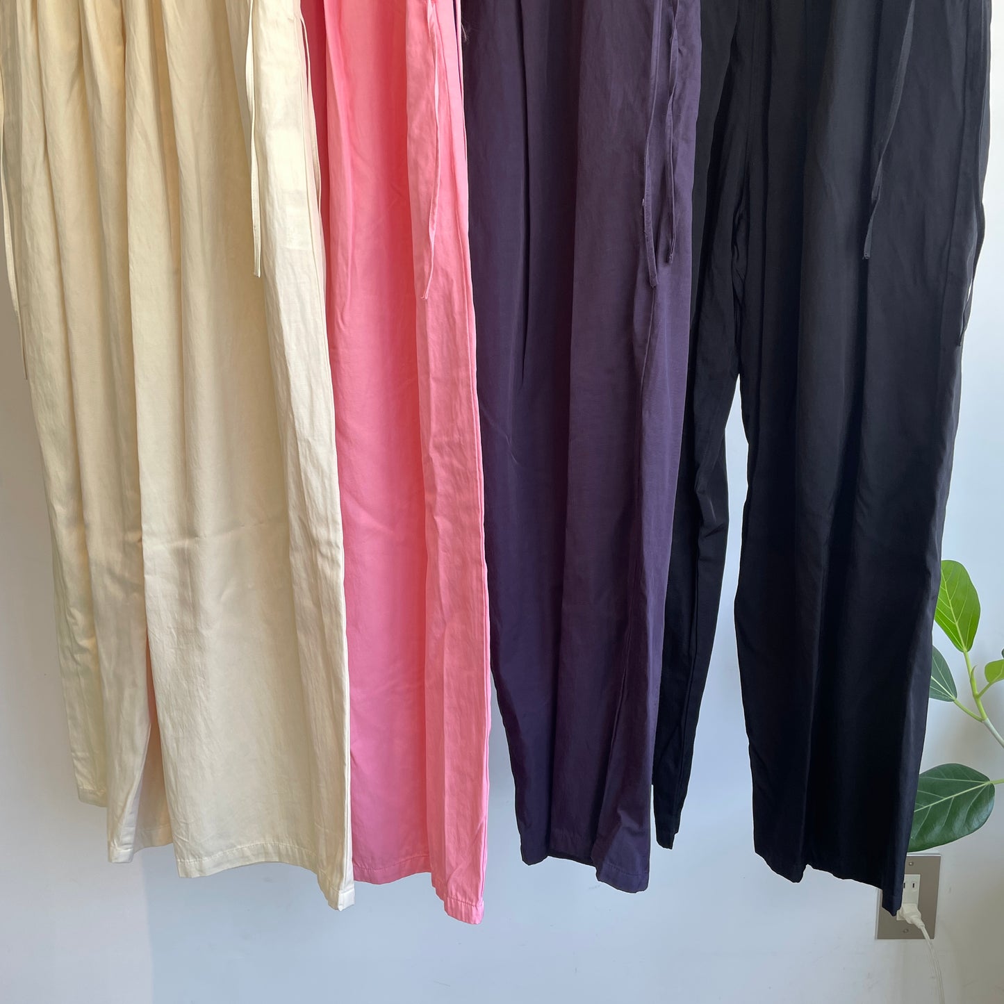 yuni//R/C twill product dye drawstrings パンツ　1701PT008262