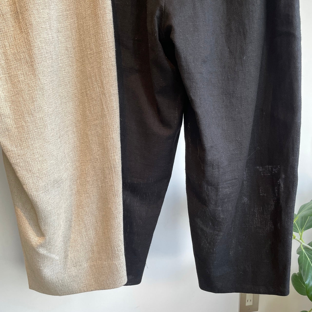 handsofcreation//C/Liパナマ2タックイージーパンツ　2610306