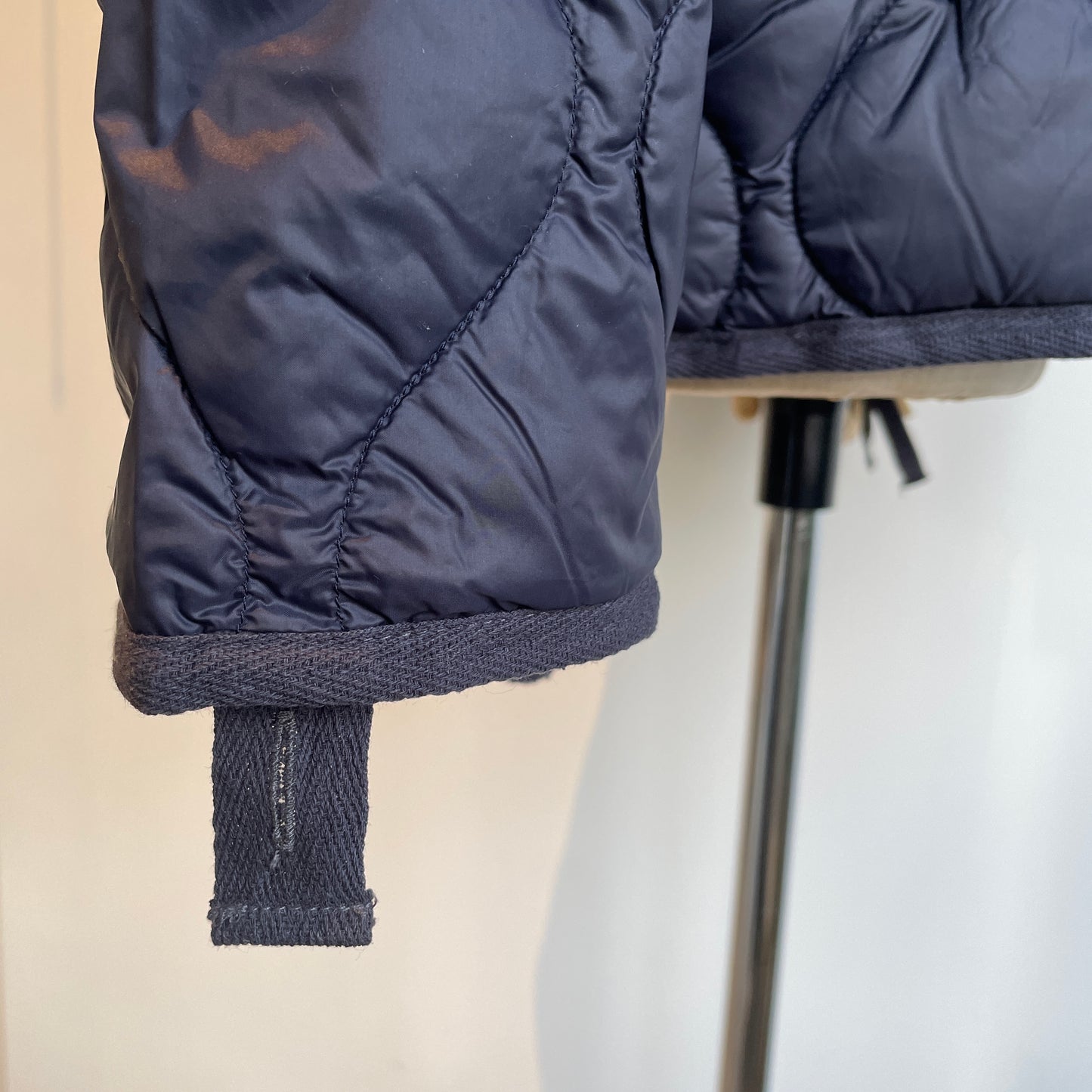 TAION//ミリタリー M65 ライナーWジップ ショートダウンジャケット-ソフトシェル TAION -M65LSZBML-1SHORT