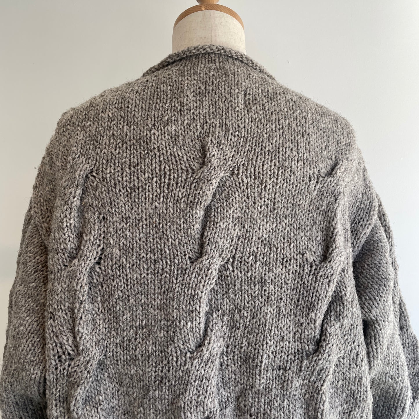 handsofcreation//ローゲージニット手編みBigケーブルP/O 01540724