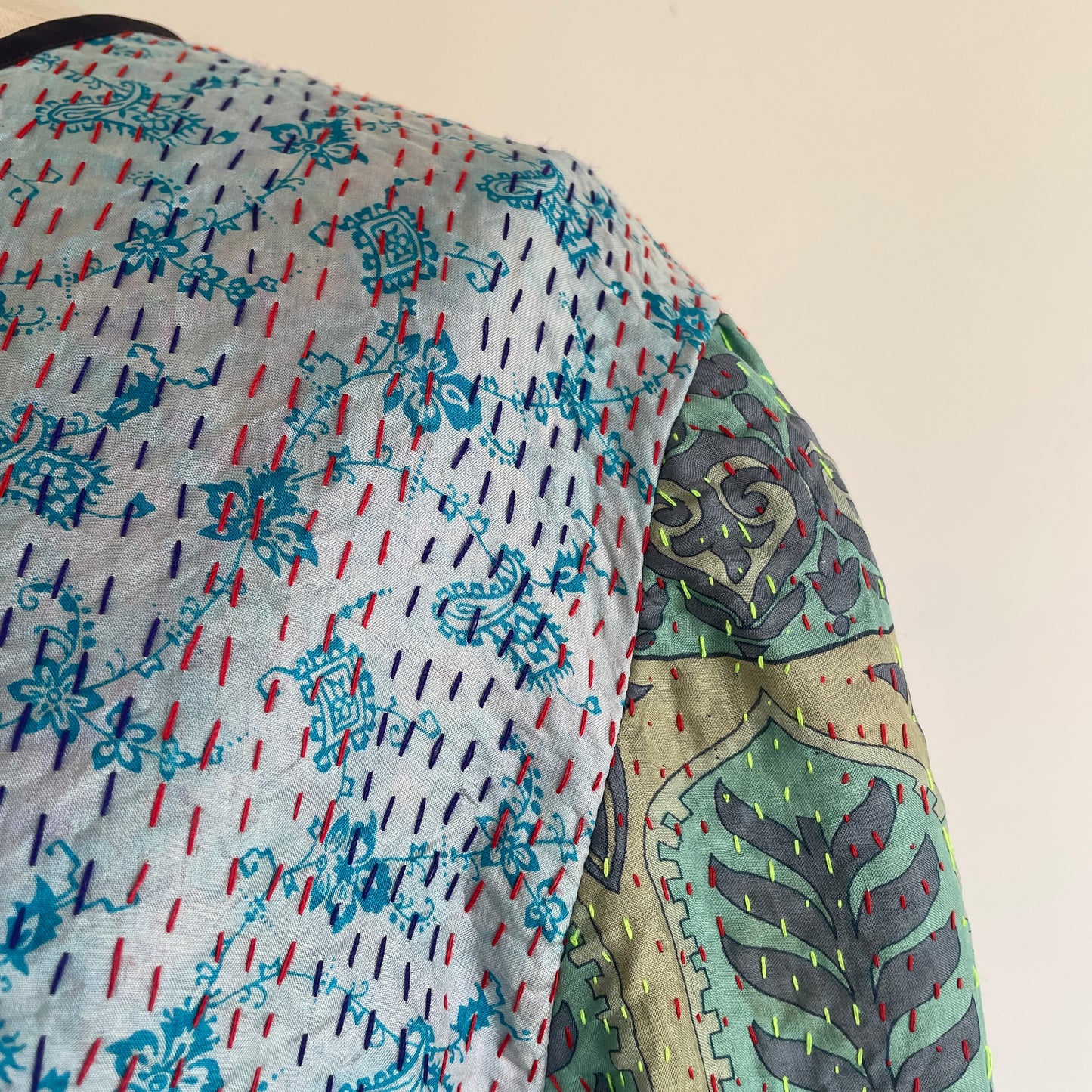 heriter//kantha embroidery jacket H0-00-3071