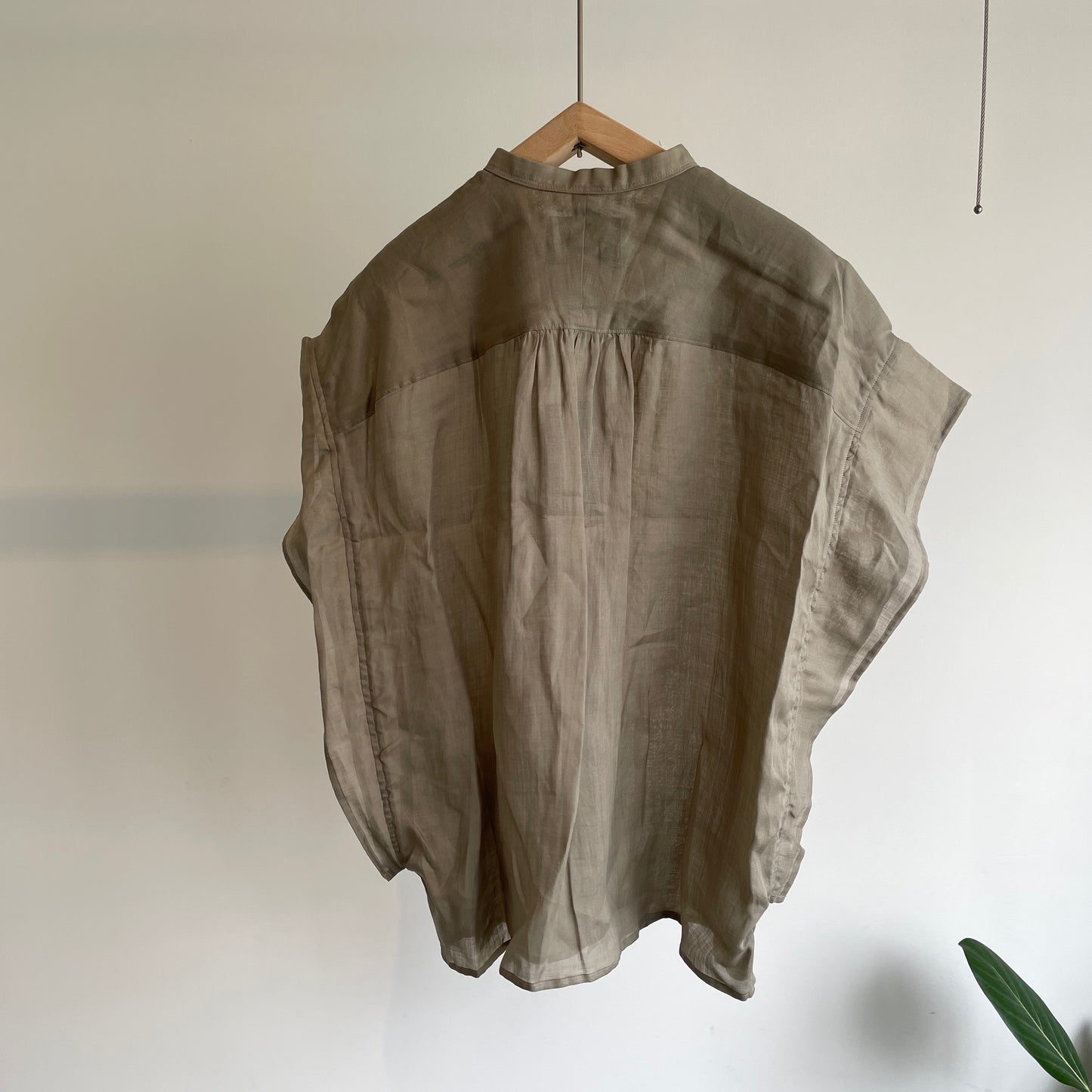 HAVERSACK //160/-ラミーローンバンドカラーシャツ　622605