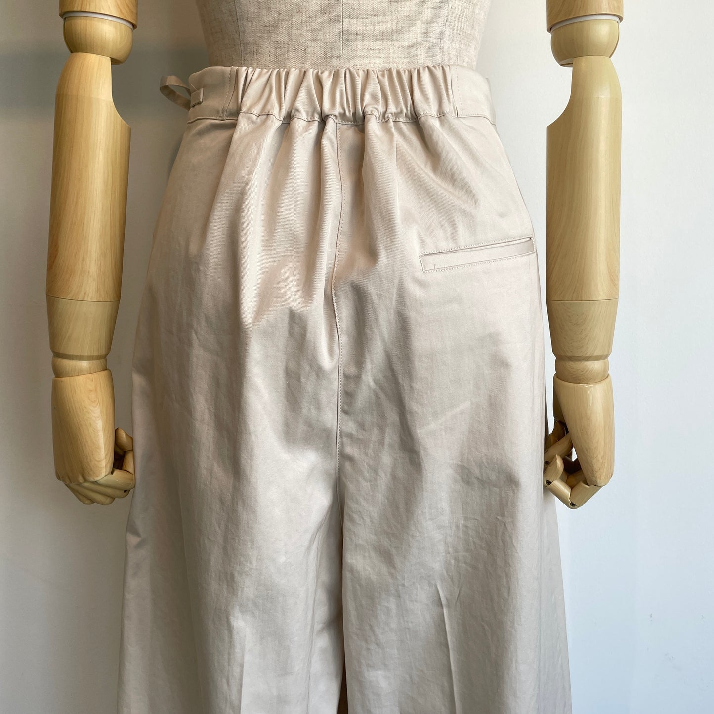 yuni//master seed Cotton chino wrap パンツ　1701PT007262