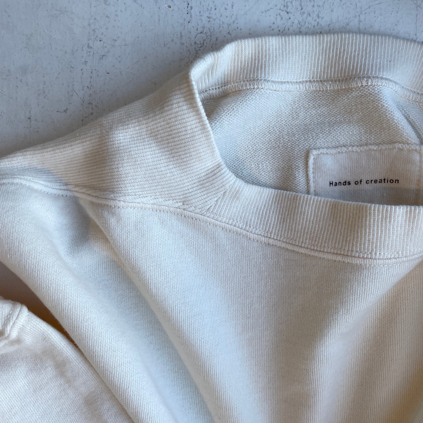 handsofcreation//40/20コマミニ裏毛変形リブカラーP/O 01550892