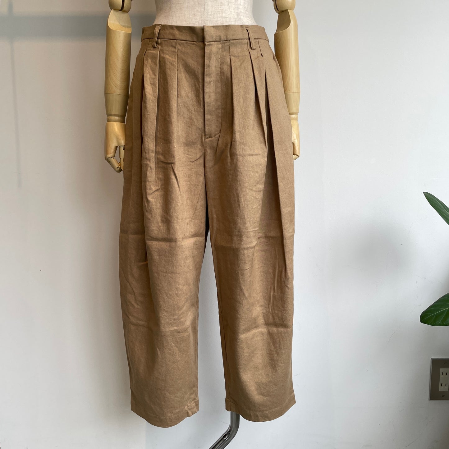 handsofcreation //サフィランリネンストレッチソフトバルーンPT 02320307