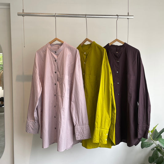 yuni //コットンキャッチワッシャーmoe sleeves バックリボン ブラウス　1701BL001252