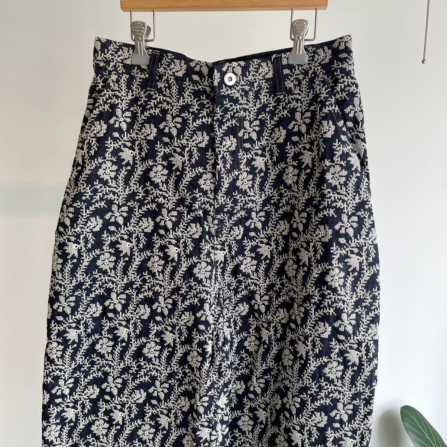 qiri//garden embroidery デニムパンツ　6301PT005262