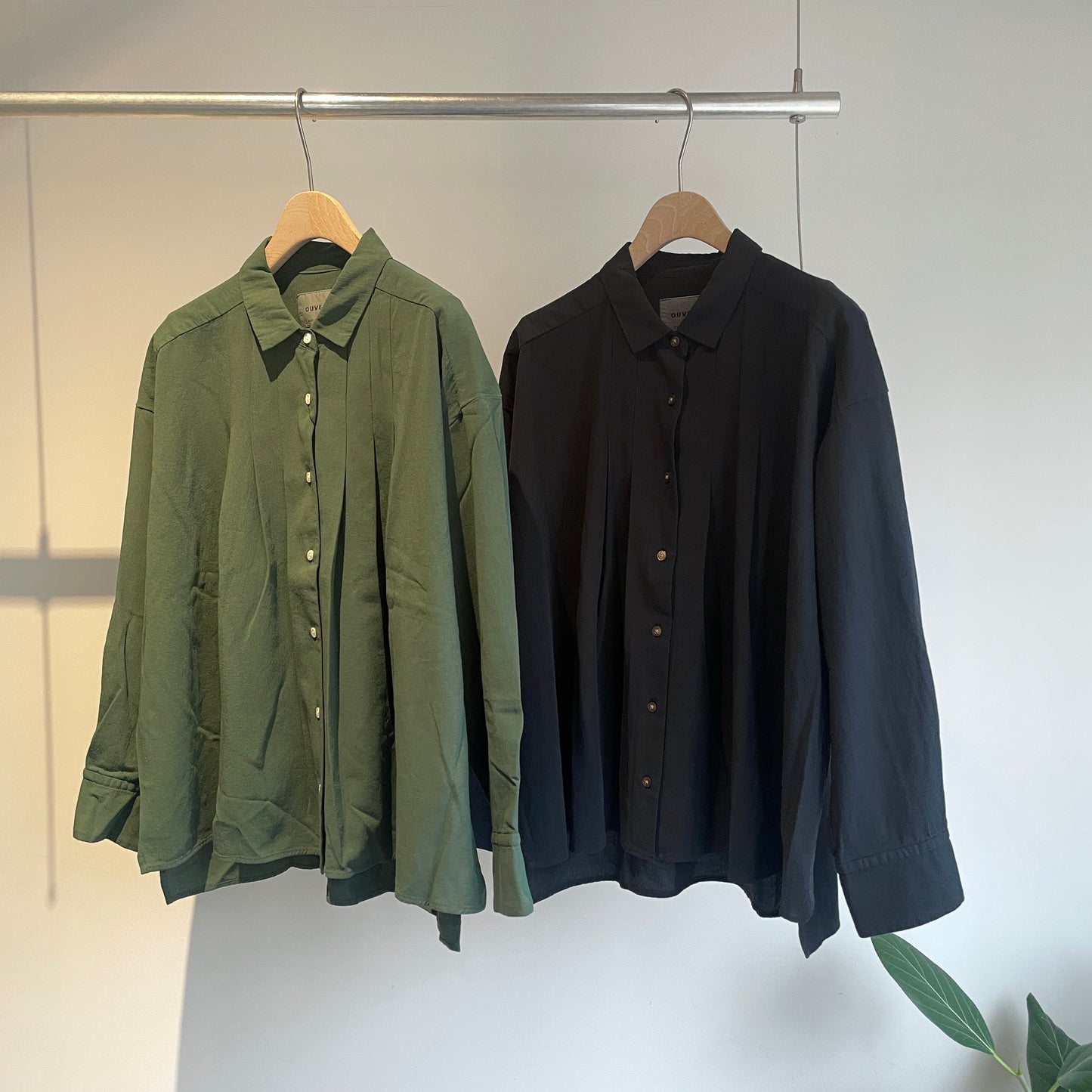 handsofcreation//100/2強撚ガスボイルビエラ フロントタックSHBL 02540615