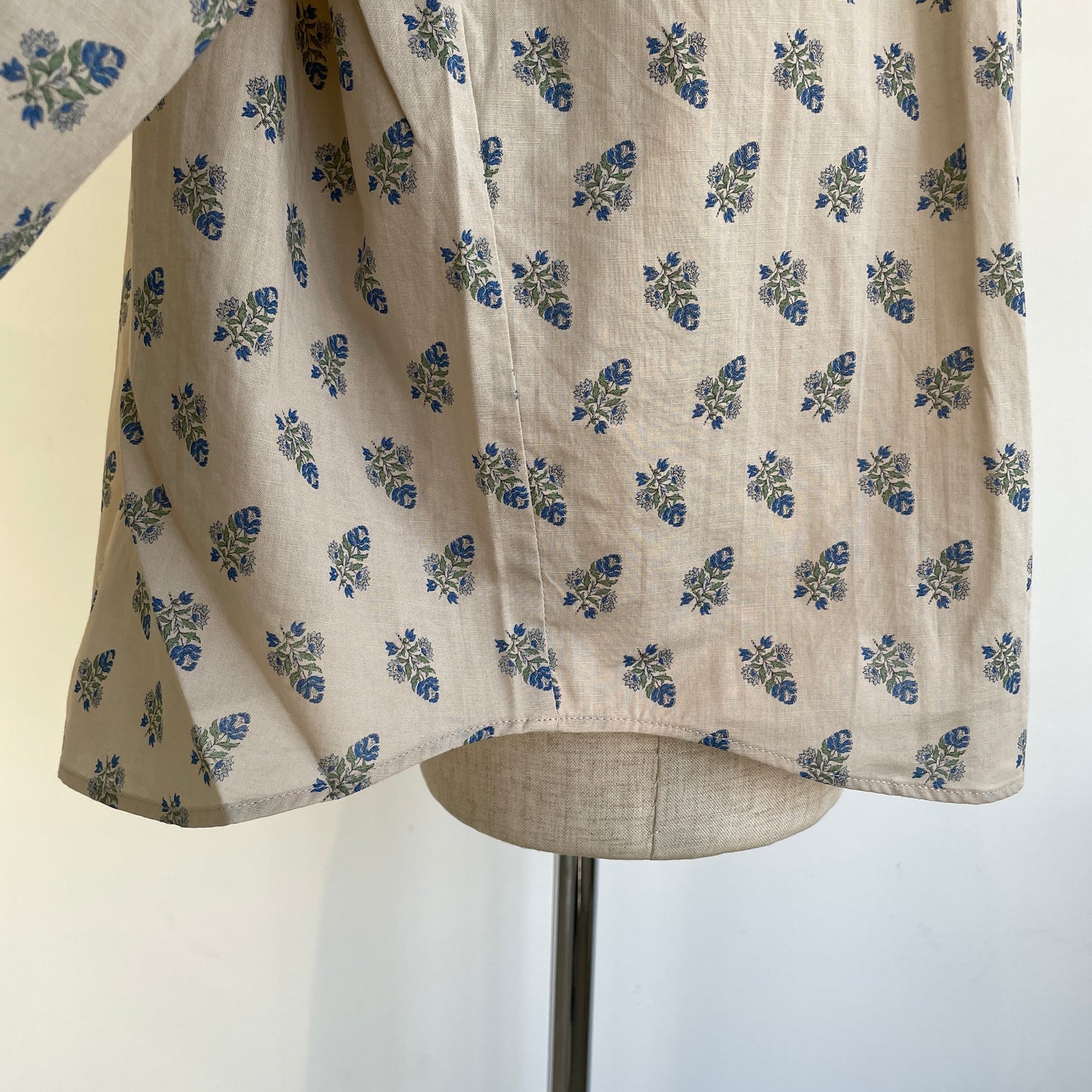 handsofcreation//antiquecalicopattern ptスタンドフリルBL 01610606