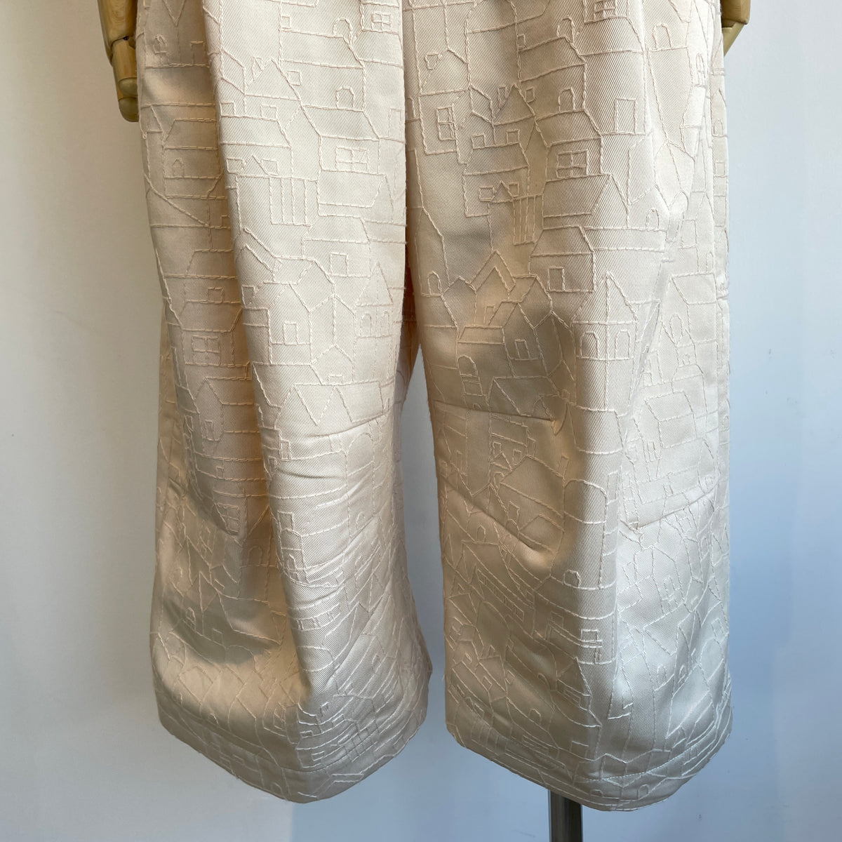 ASEEDONCLOUD【受注商品】//Townscape embroidery Robber trousers 271504