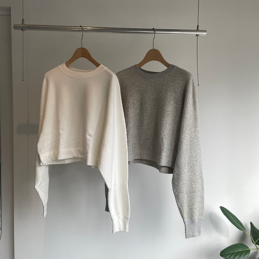 handsofcreation//30／10ランダム吊り裏毛クルーショートネックプルオーバ　2510808