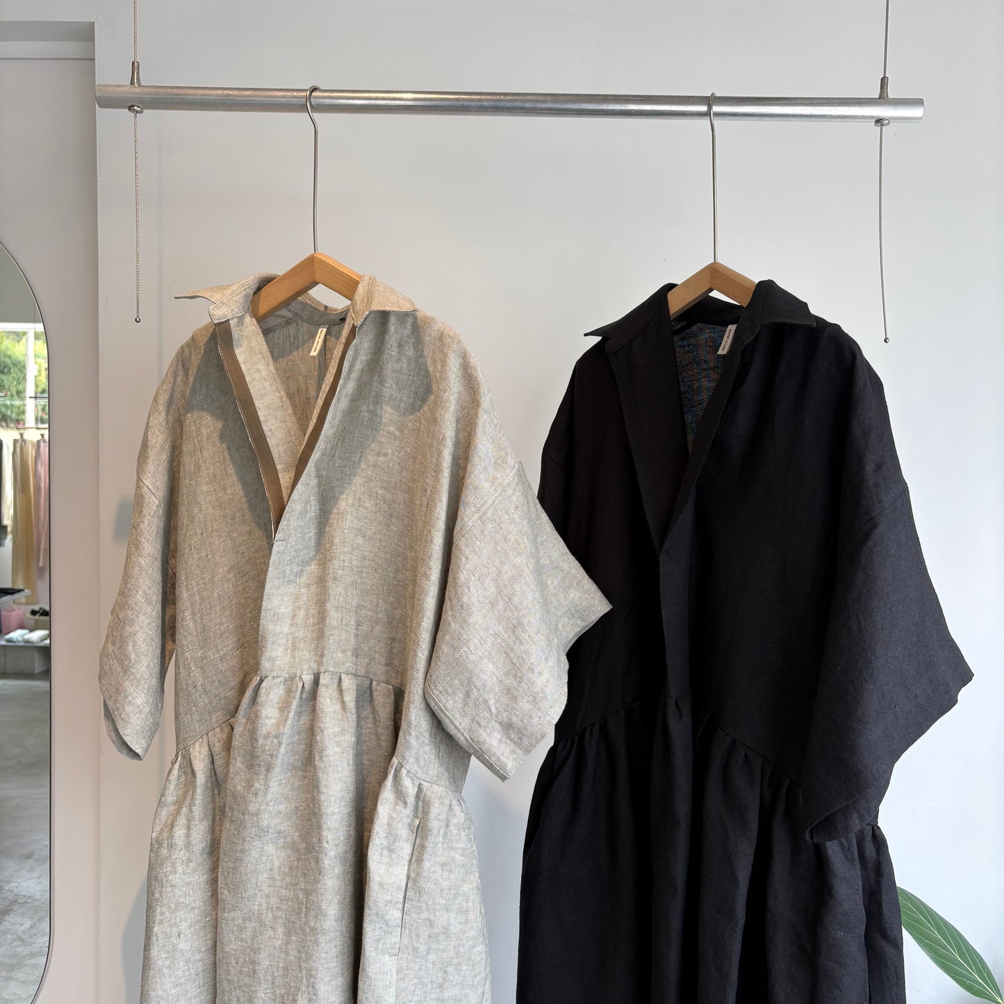 NATIVE VILLAGE//木の梢 ワイドスリーブドレス　31261-08311