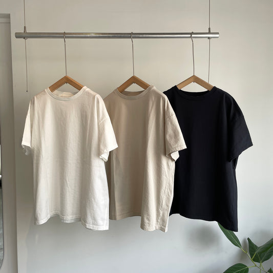 handsofcreation//26/-空紡度詰め天竺バックプリントT 01620842