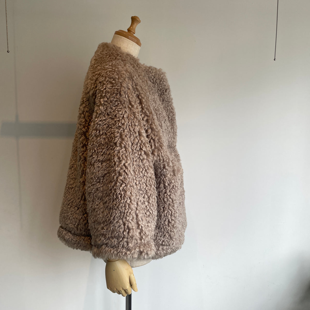 SI HIRAI//WIDE SLEEVE SHORT COAT  CHAW26-8015