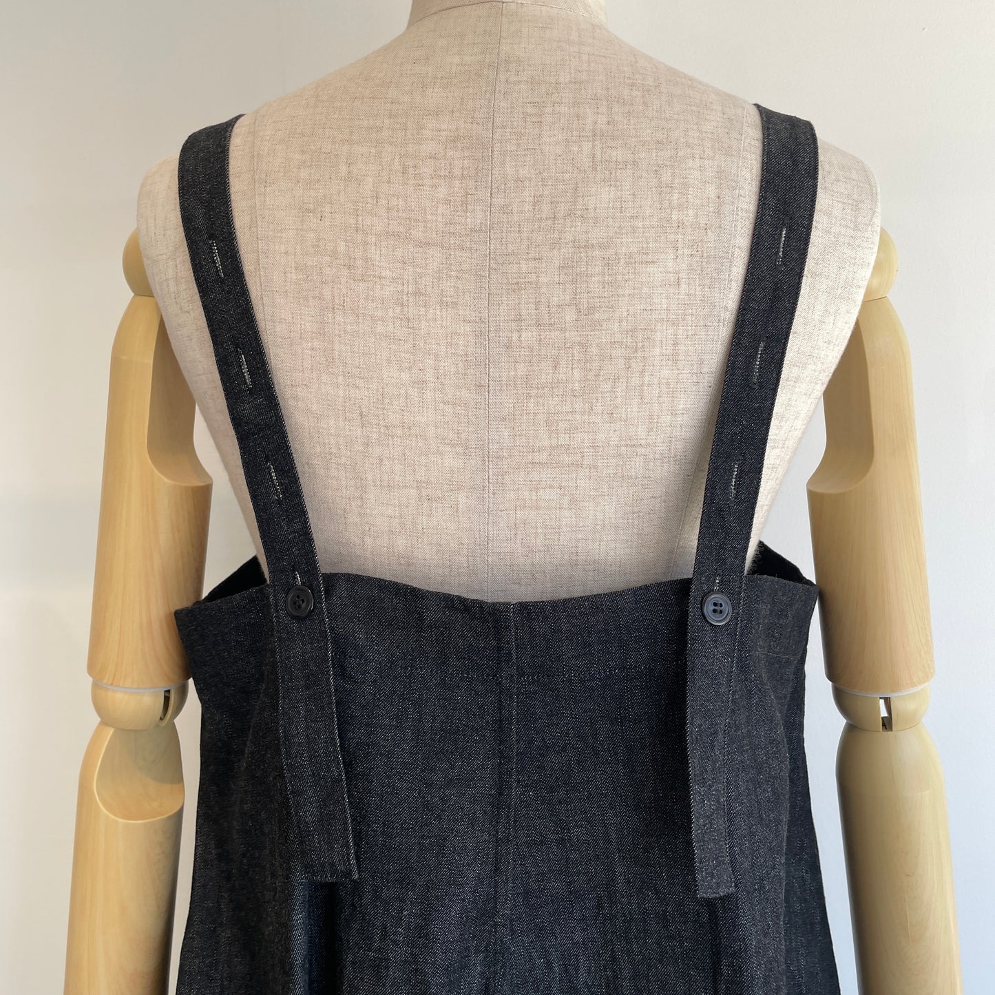 HAVERSACK // 8.5 0Zライトデニム ロングサロペットスカート　662621