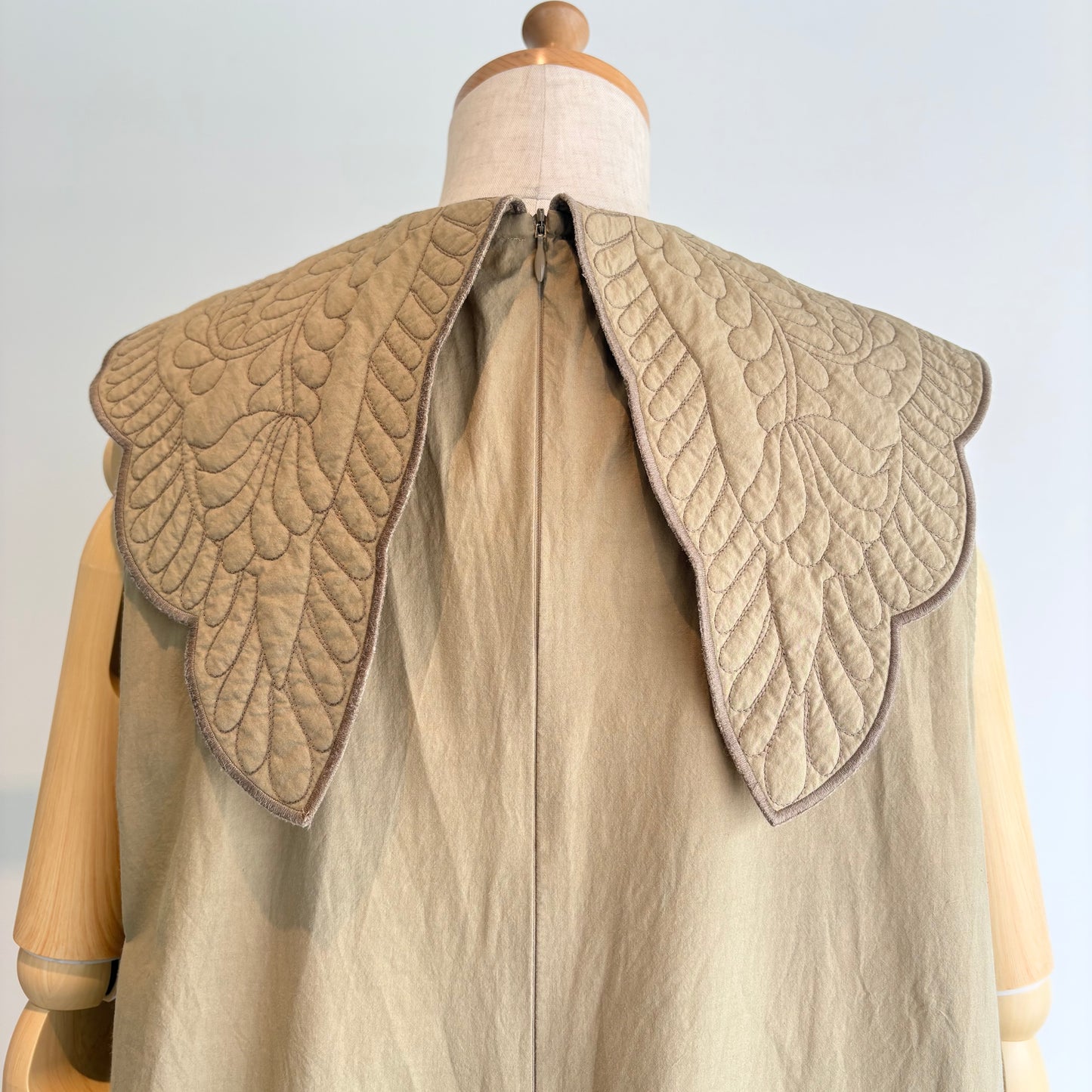 qiri//trapunto quilt collar オールインワン　6301PT004262