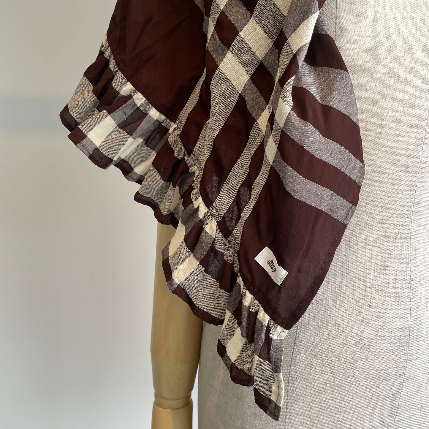 buoy buoy//Last Summer CHECK SCARF 2701MF002261