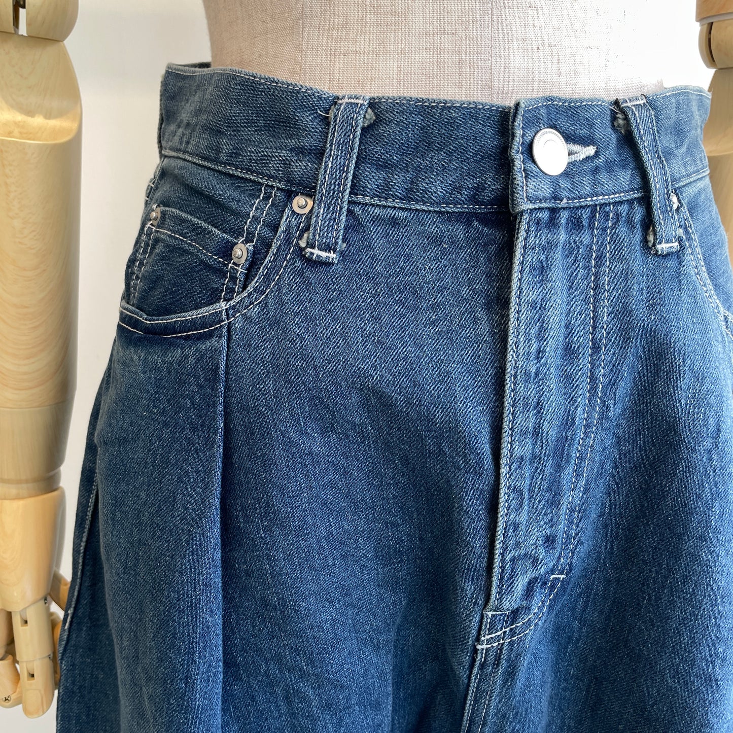 handsofcreation//C/Liデニムセルビッチテーパード5PKT パンツ　02440313