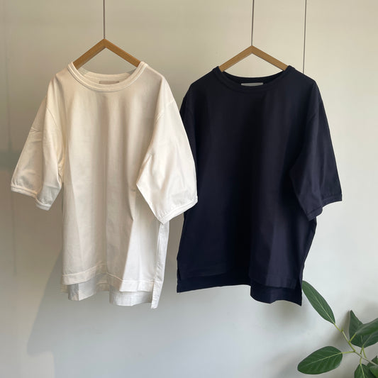 handsofcreation//サンフォーキン天竺シンプルクルーネックPO 02620811