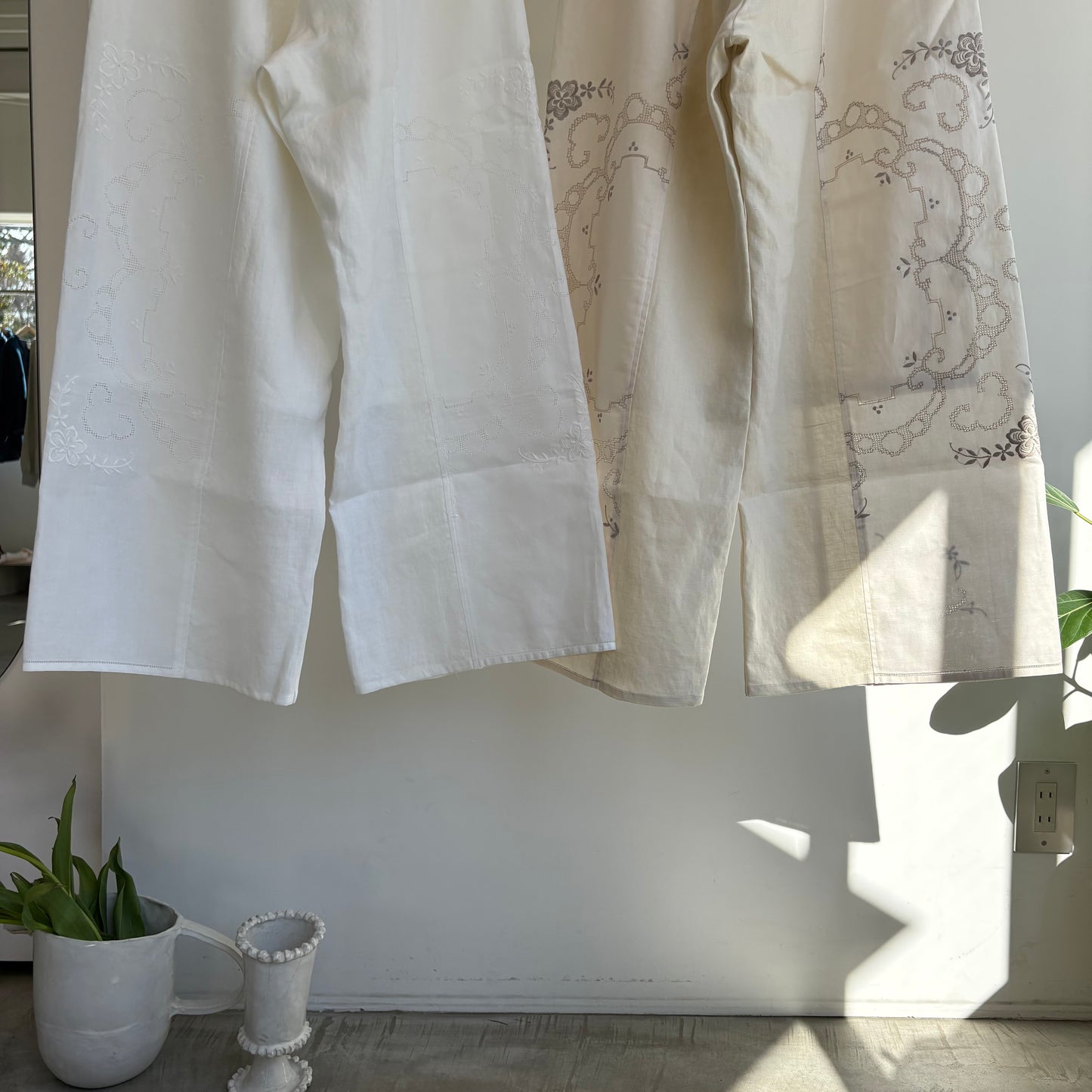 heriter//tablecloth remake pants H0-00-5005