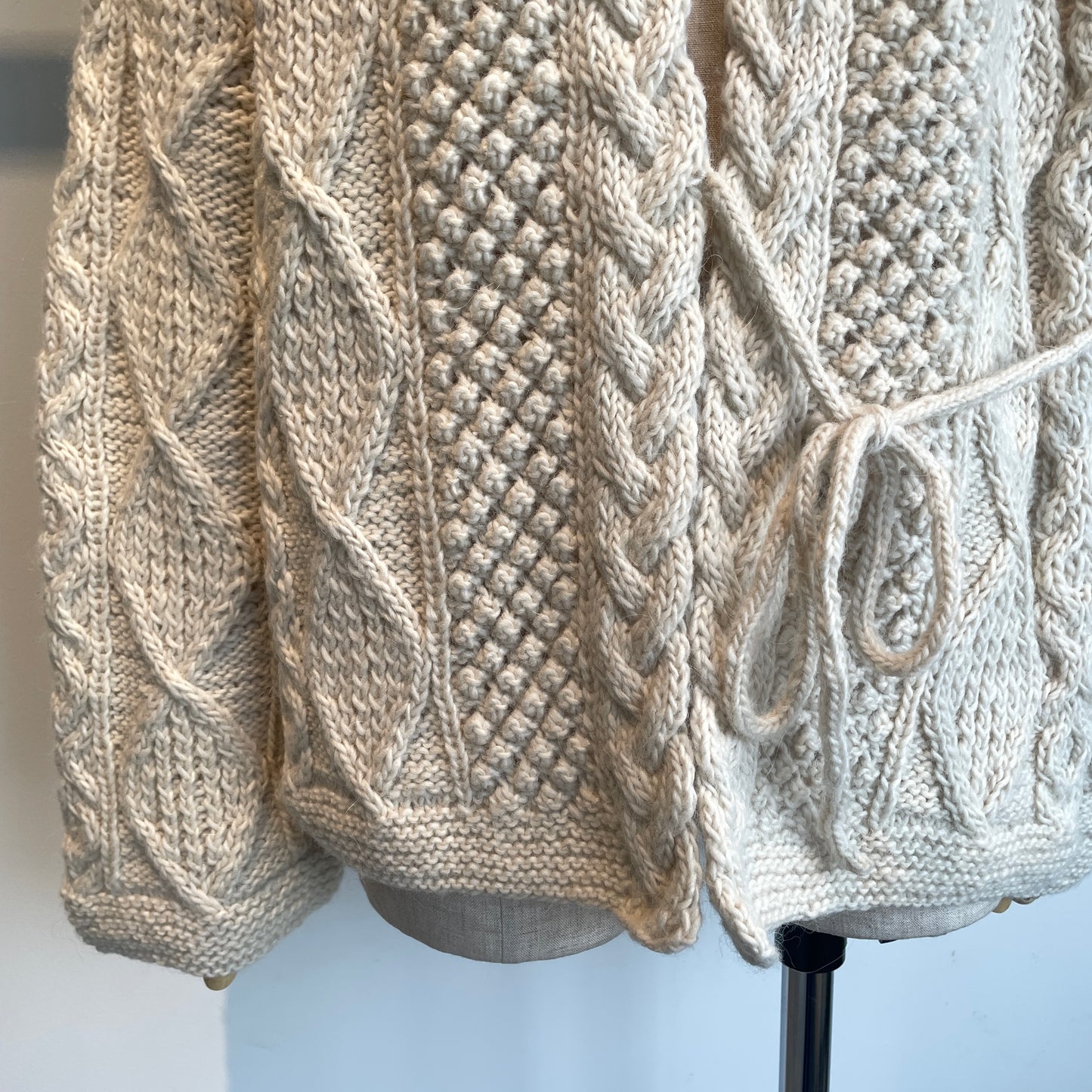 Heriter //hand aran cardigan H0-00-1002