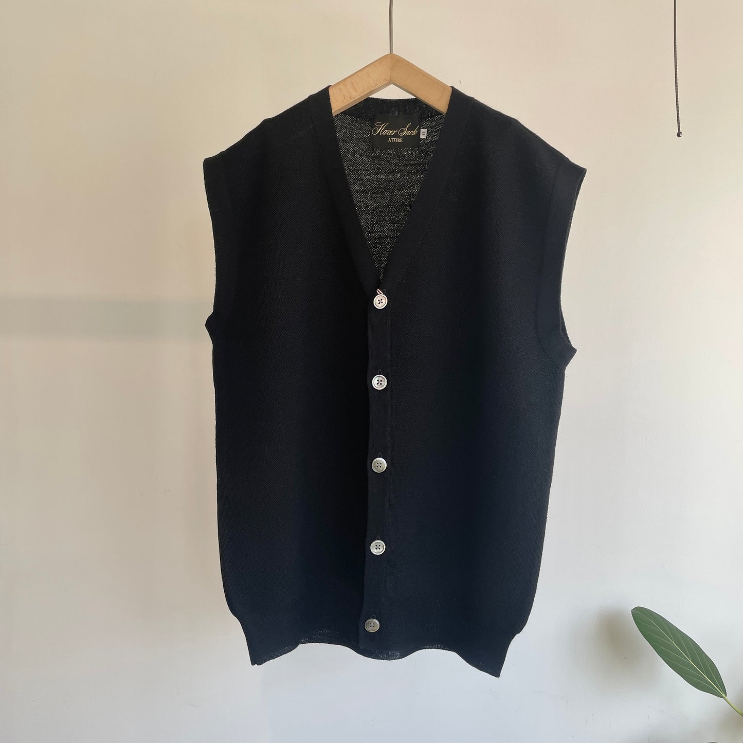 HAVERSACK //14GW鹿の子編みニットベスト　832600