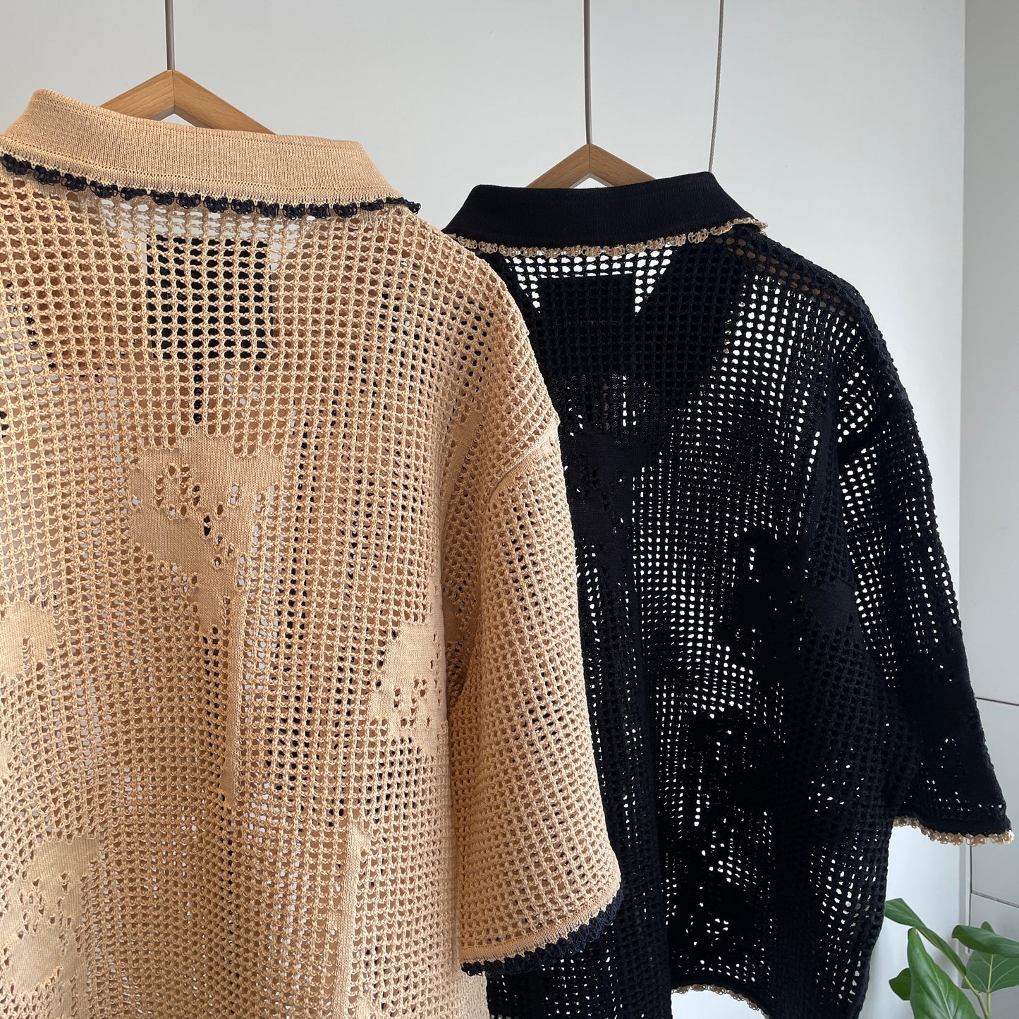NATIVE VILLAGE//Shade ニットポロシャツ　31253-15207