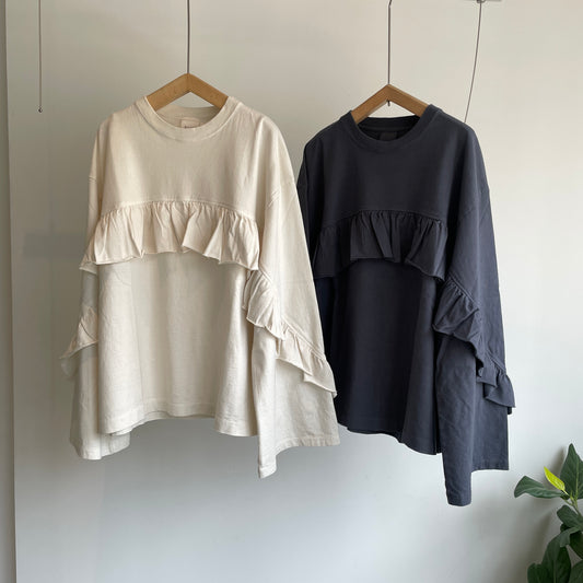 buoy//18/-度詰天竺 製品 FRILL PO 2701CT001252