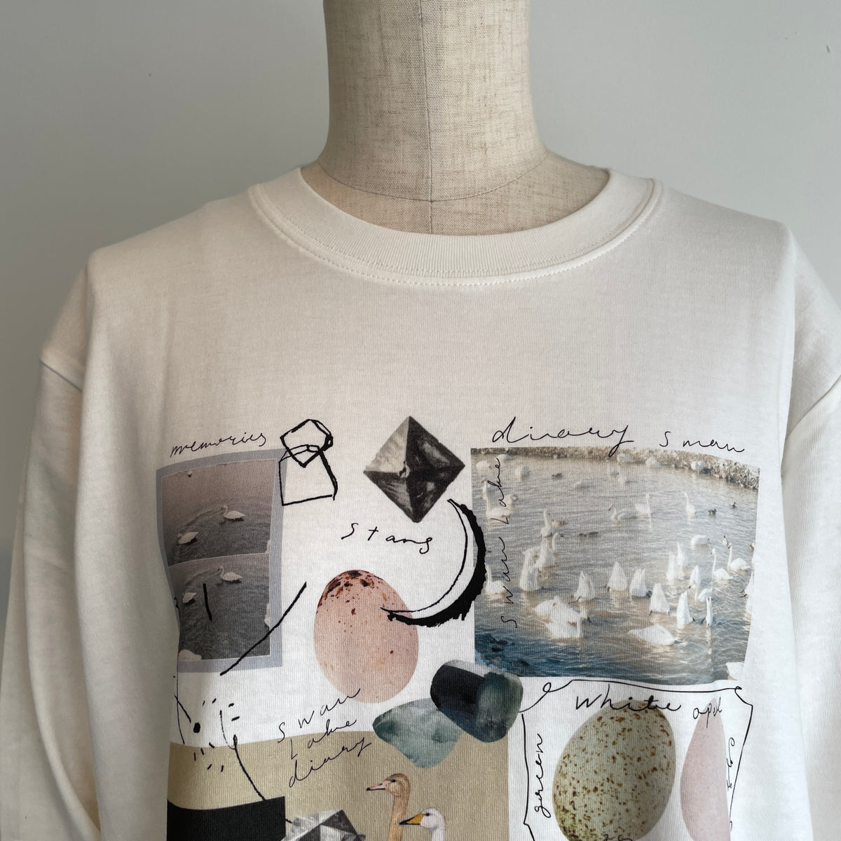 sweetlittlenothing//月と鉱石　ロングスリーブTシャツ