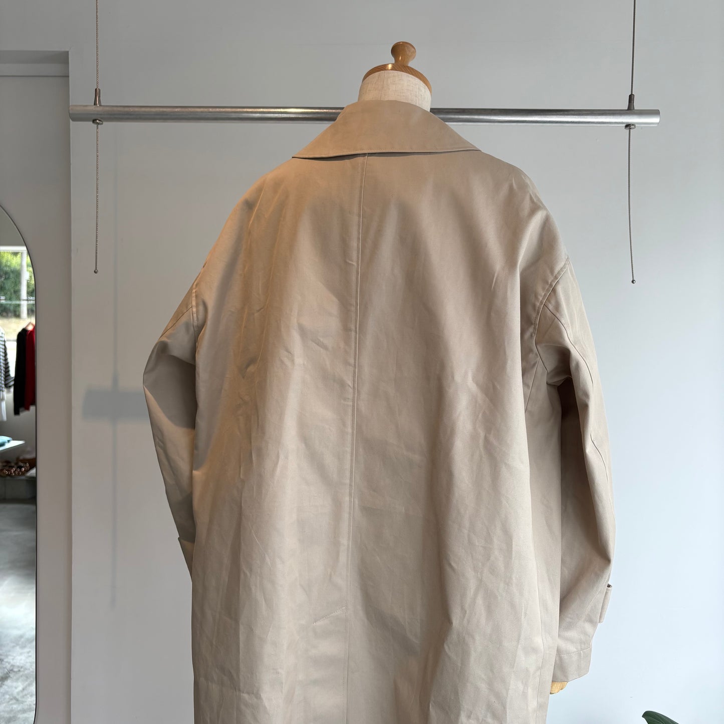 handsofcreation//2/60シャンブレーギャバ撥水ステンコート　2610001