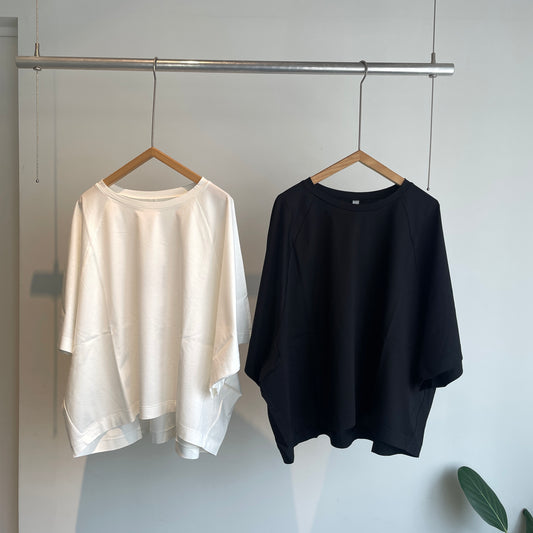 universaltissu//コンパクトクールローレル天竺ラグランスリーブTシャツ UT262CT020