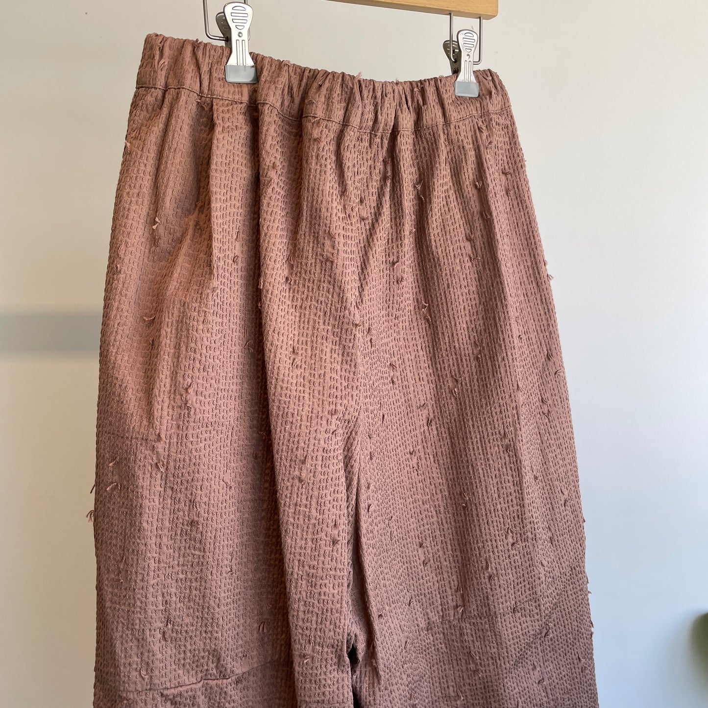 qiri//sashiko jacquard volume pants  6301PT003252