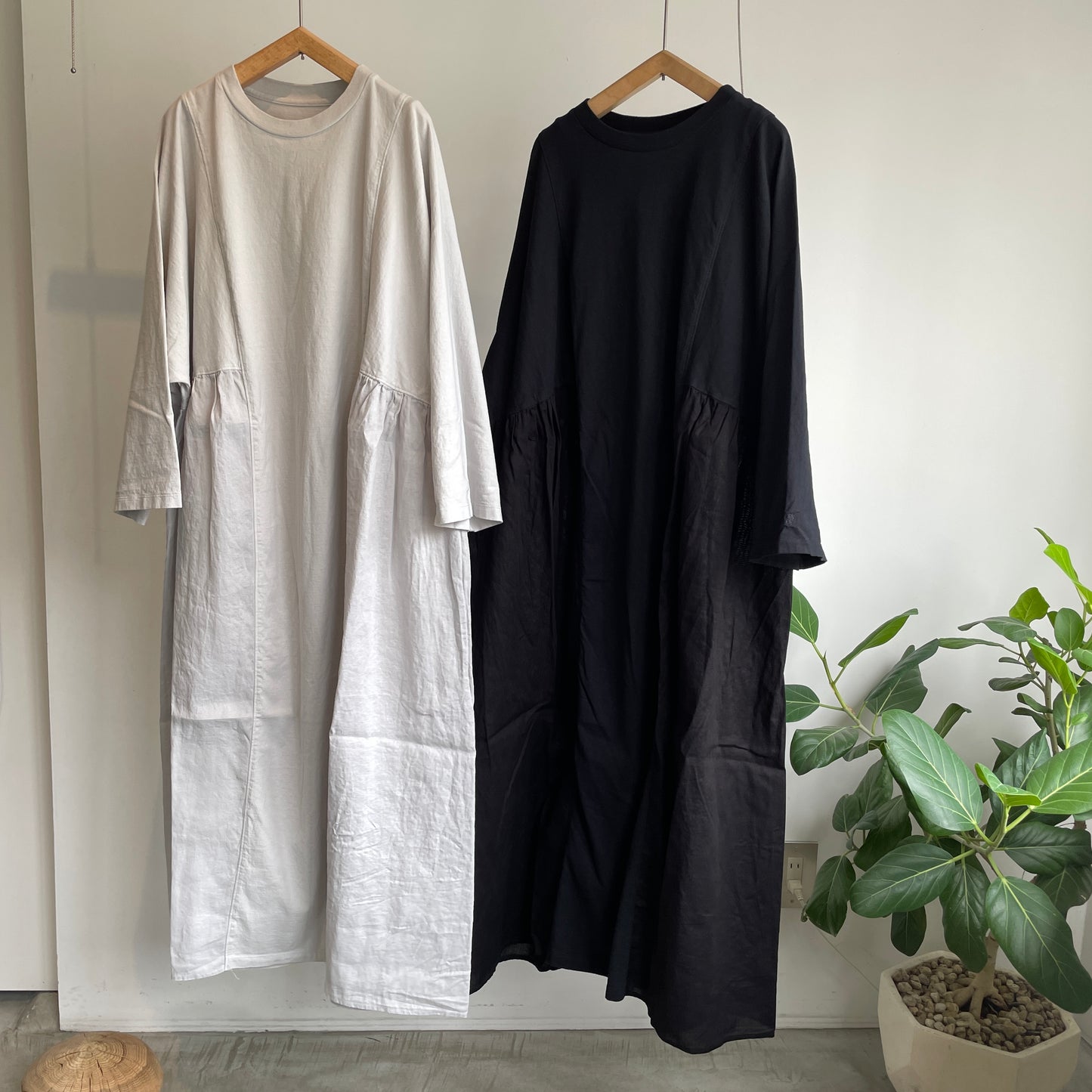 buoybuoy //強撚オックスコールドマーセT-DRESS 2701OP001252