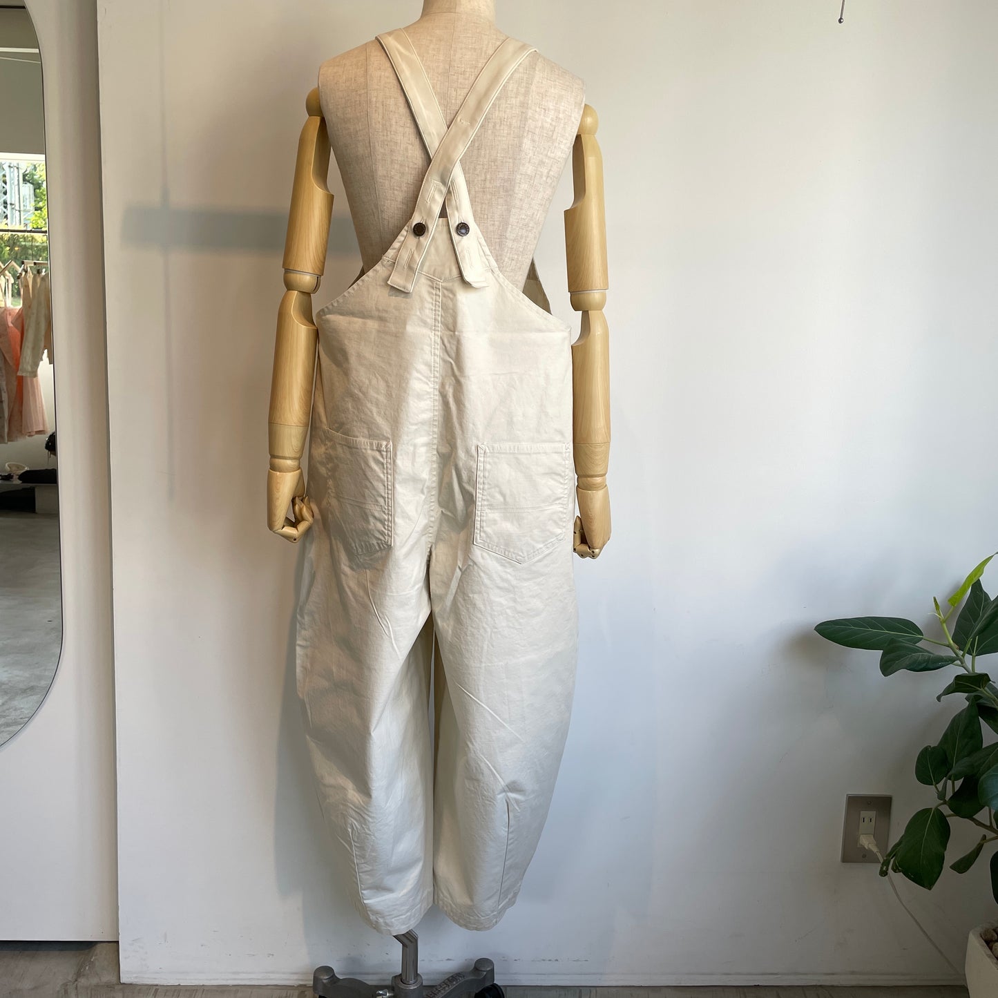 handsofcreation//モールスキンストレッチプレミアムピーチサロペット
