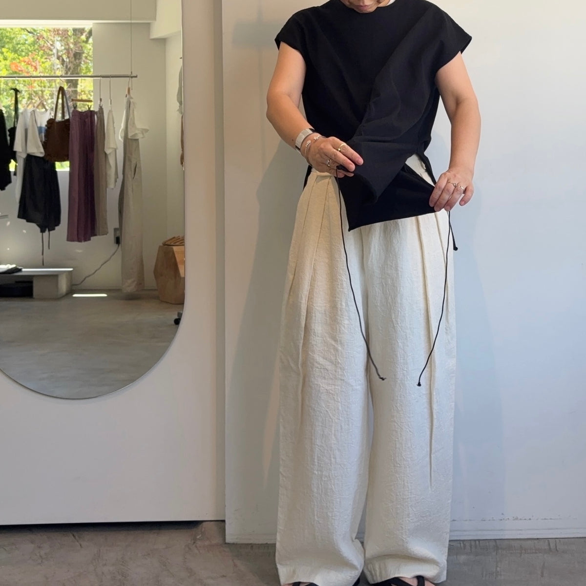 MAM// coquille pants　コキーユパンツ 3-4-011