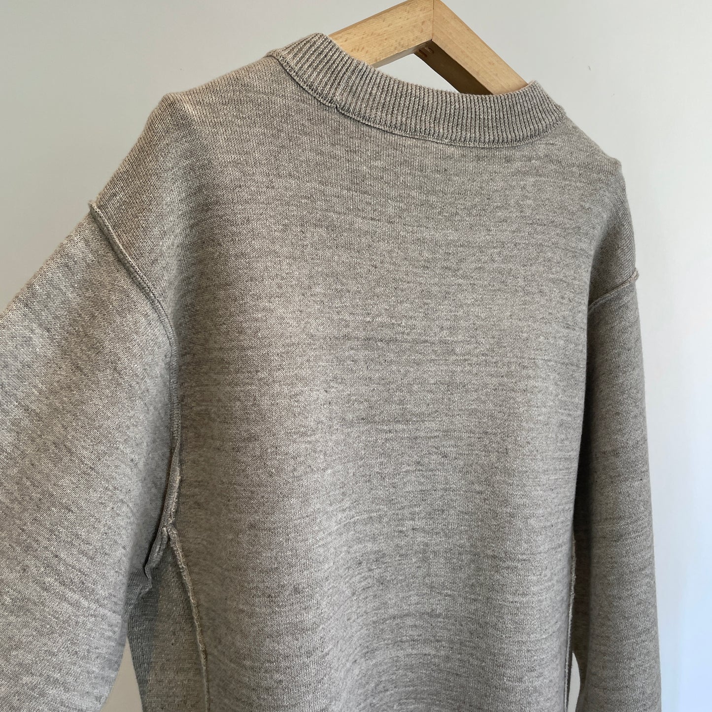 UNDYED //KNIT WFACE TRIM CREW