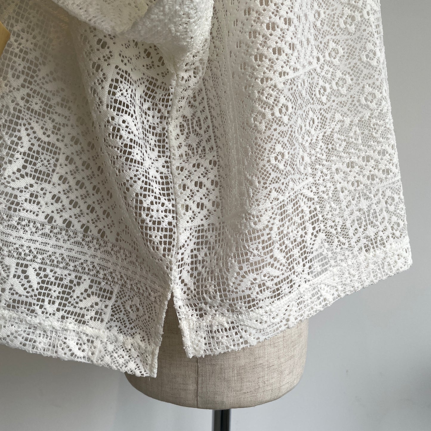 universaltissu//パッチワークレース モックネックドルマンT TS260CT088